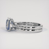 3.07 Ct. Bi Color Sapphire Ring, Platinum 950 4