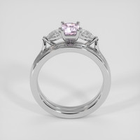 0.62 Ct. Pink Sapphire Ring, Silver 3