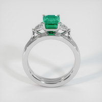 1.83 Ct. Emerald Ring, 18K White Gold 3