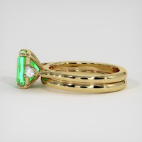 1.80 Ct. Emerald Ring, 18K Yellow Gold 4