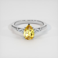 1.27 Ct. Gemstone Ring, Platinum 950 1