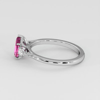 1.16 Ct. Pink Sapphire Ring, Platinum 950 4