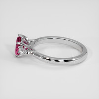 1.11 Ct. Pink Sapphire Ring, Platinum 950 4
