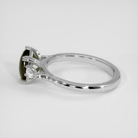 1.80 Ct. Black Sapphire Ring, Platinum 950 4