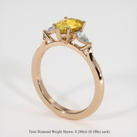 1.27 Ct. Gemstone Ring, 14K Rose Gold 2