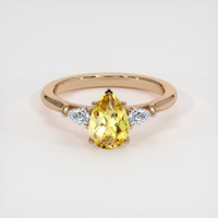 1.27 Ct. Gemstone Ring, 18K Rose Gold 1