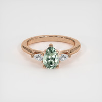 1.10 Ct. Sapphire Ring, 18K Rose Gold 1