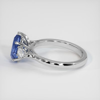 2.00 Ct. Bi Color Sapphire Ring, 14K White Gold 4