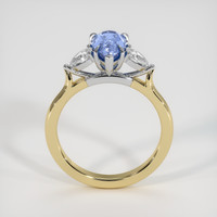 2.00 Ct. Bi Color Sapphire Ring, 14K White & Yellow 3
