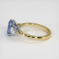 2.00 Ct. Bi Color Sapphire Ring, 18K White & Yellow 4