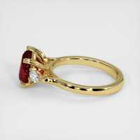 2.56 Ct. Ruby Ring, 14K Yellow Gold 4