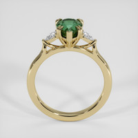 2.04 Ct. Green Sapphire Ring, 14K Yellow Gold 3