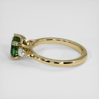 2.04 Ct. Green Sapphire Ring, 14K Yellow Gold 4