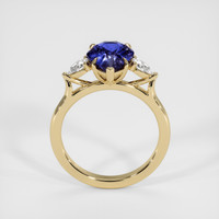 3.00 Ct. Blue Sapphire Ring, 14K Yellow Gold 3