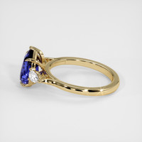 3.00 Ct. Blue Sapphire Ring, 14K Yellow Gold 4