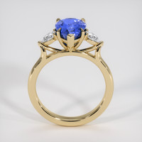 3.17 Ct. Blue Sapphire Ring, 14K Yellow Gold 3