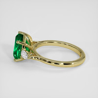 2.68 Ct. Emerald Ring, 18K Yellow Gold 4