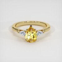 1.27 Ct. Gemstone Ring, 18K Yellow Gold 1