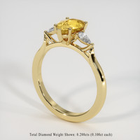 1.27 Ct. Gemstone Ring, 18K Yellow Gold 2