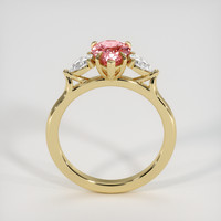 1.78 Ct. Padparadscha Sapphire Ring, 18K Yellow Gold 3