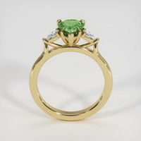 1.89 Ct. Green Sapphire Ring, 18K Yellow Gold 3