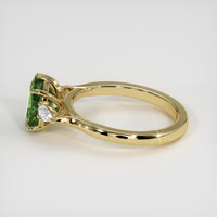 1.89 Ct. Green Sapphire Ring, 18K Yellow Gold 4