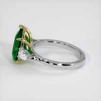 3.08 Ct. Emerald Ring, 18K Yellow & White 4
