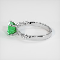 0.70 Ct. Emerald Ring, Platinum 950 4