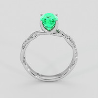 2.07 Ct. Emerald Ring, Platinum 950 3