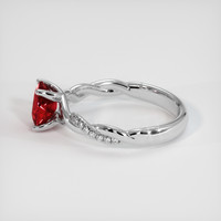 1.06 Ct. Ruby Ring, Platinum 950 4