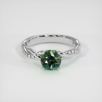 1.55 Ct. Sapphire Ring, Platinum 950 1