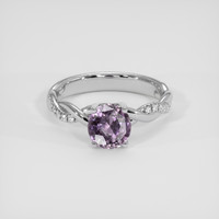 2.59 Ct. Purple Sapphire Ring, Platinum 950 1
