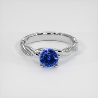 1.12 Ct. Sapphire Ring, Platinum 950 1