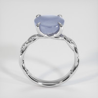 5.20 Ct. Grey Sapphire Ring, Platinum 950 3