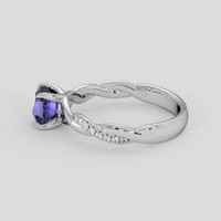 1.88 Ct. Purplish Blue Sapphire Ring, Platinum 950 4
