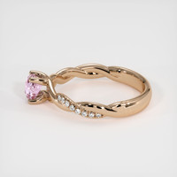 0.79 Ct. Sapphire Ring, 14K Rose Gold 4