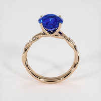 3.33 Ct. Sapphire Ring, 18K Rose Gold 3