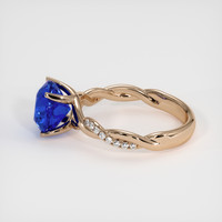 3.33 Ct. Sapphire Ring, 18K Rose Gold 4