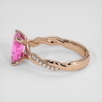 1.99 Ct. Pink Sapphire Ring, 18K Rose Gold 4