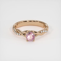 0.79 Ct. Sapphire Ring, 18K Rose Gold 1