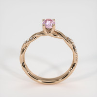 0.79 Ct. Sapphire Ring, 18K Rose Gold 3
