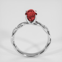 2.54 Ct. Padparadscha Sapphire Ring, 10K White Gold 3