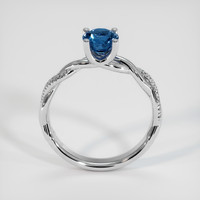 1.20 Ct. Sapphire Ring, 14K White Gold 3