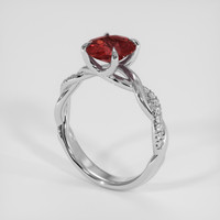 1.90 Ct. Gemstone Ring, 14K White Gold 2