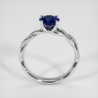 1.30 Ct. Blue Sapphire Ring, 14K White Gold 3