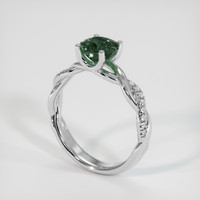 1.55 Ct. Sapphire Ring, 14K White Gold 2
