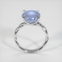 5.20 Ct. Grey Sapphire Ring, 14K White Gold 3