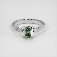 1.42 Ct. Sapphire Ring, 14K White Gold 1