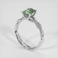 1.42 Ct. Sapphire Ring, 14K White Gold 2