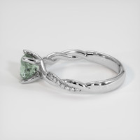 1.20 Ct. Sapphire Ring, 14K White Gold 4